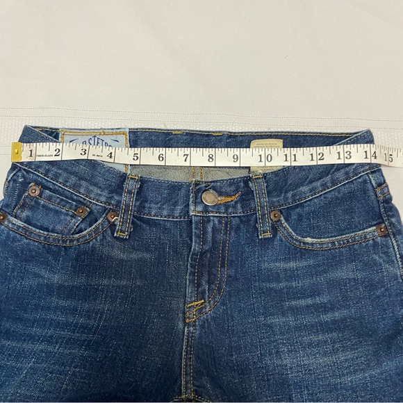 John B Stetson Womens Western Dark Denim Extra Long Straight Leg Jeans EUCSize 2 - Picture 12 of 12